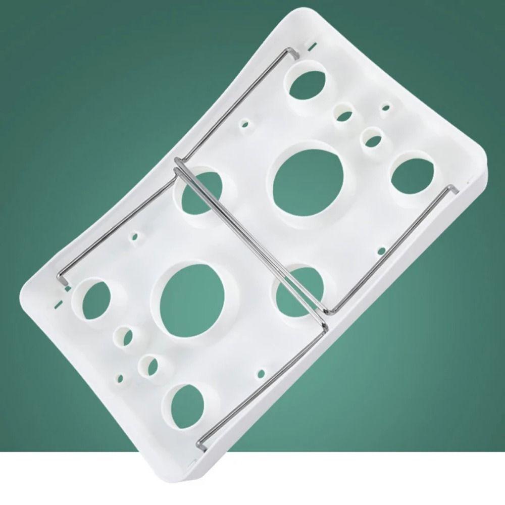 Stainless Steel Feet Icing Bag Holder Multi Holes Decorating Tip Bags Shelf  Work Table