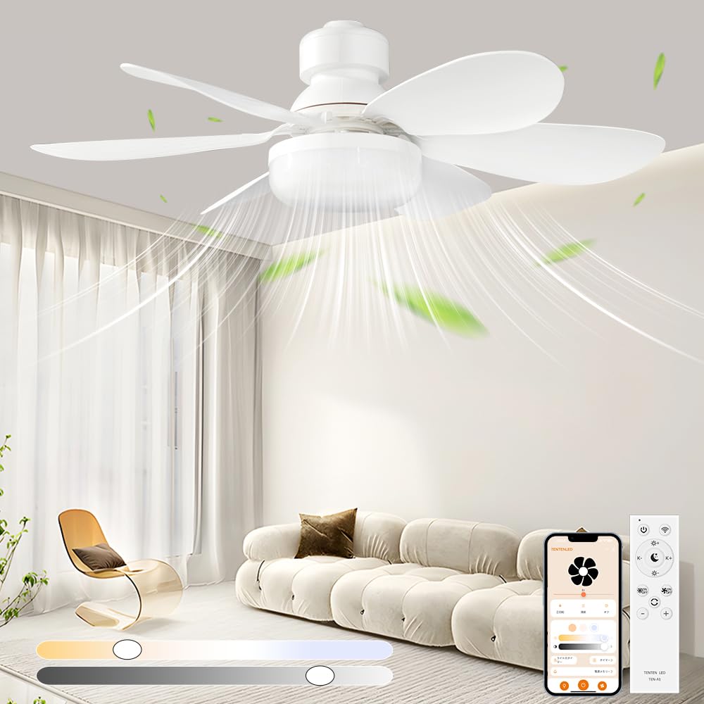 

Светодиодный потолочный вентилятор с цоколем E26 и циркулятором, светодиодная лампа с регулировкой цвета, переключение вращения, управление со смартфона, освещение с вентилятором, гардеробная