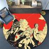 Tokyo Revengers Round Area Rug,Carpet Rug for Living Room Bedroom Sofa Playroom Decor,Non-slip Floor Mat