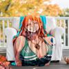 1pc N-Nami Theme Blanket - Digital Print, Polyester, Cozy for All Seasons, Perfect for Outdoor, and Travel