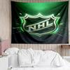 1PC Nhl Hockey League Emblem Tapestry Accessories Playroom Tapestry, for Bedroom,Livingroom, dormitory Room Wall Decor Fan Birthday Gifts
