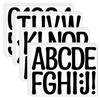 Large Letter Sticker 4 Inch Vinyl Self-adhesive Art Poster Bulletin Board Mailbox Classroom Decoration Sticker