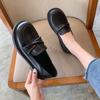 Spring and Autumn  Low Heeled British Style Loafers for Women