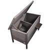 Outdoor Cat House Wooden Feral Cat Shelter with Roof & PVC Door Flaps