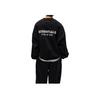 Fear of God Essentials Fleece Crewneck II Black Men Tops 192HO246260F