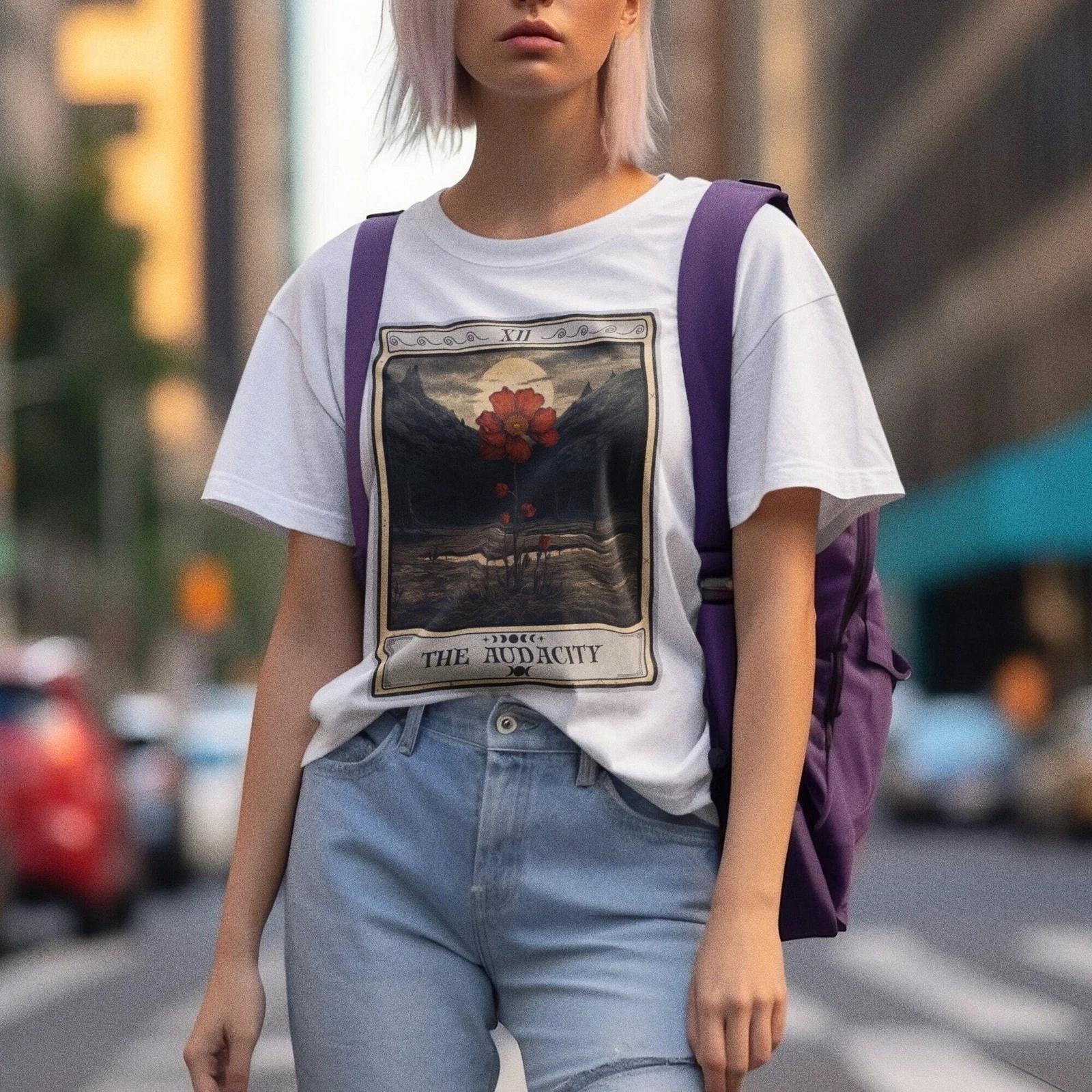 The Audacity Tarot Card Shirt XL