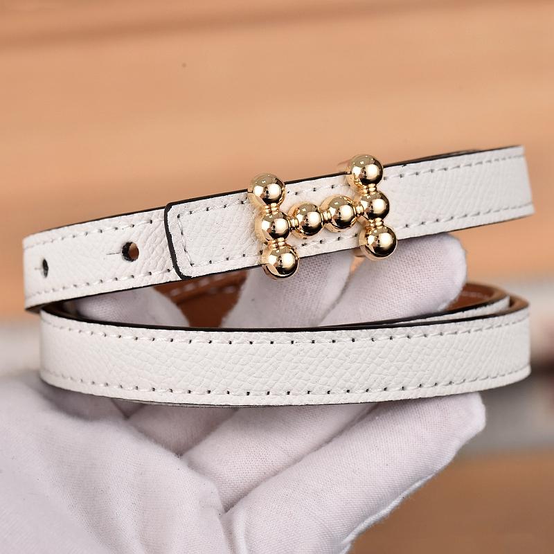 1.3cm Classic Belt Luxury Designer Famous Brand High Quality Leather Hot Women Belts For Dress
