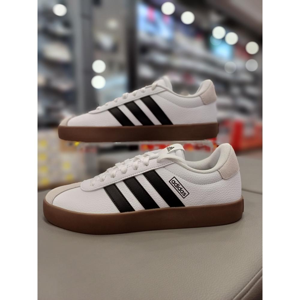 

Adidas VL Court 3.0 Мужские бело-черные кожаные кроссовки ADIDAS VL COURT 3.0 ID6285