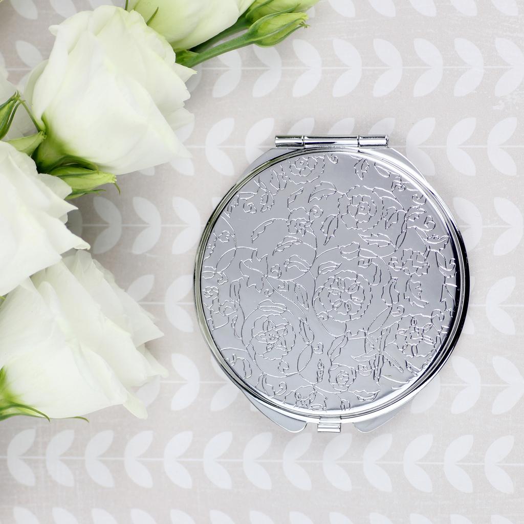 Russian Blue - pocket mirror for a purse by Art-Dog
