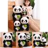 Adorable Plush Panda Stuffed Toy Soft Fiber Cotton Realistic Panda Doll Gift For Kids