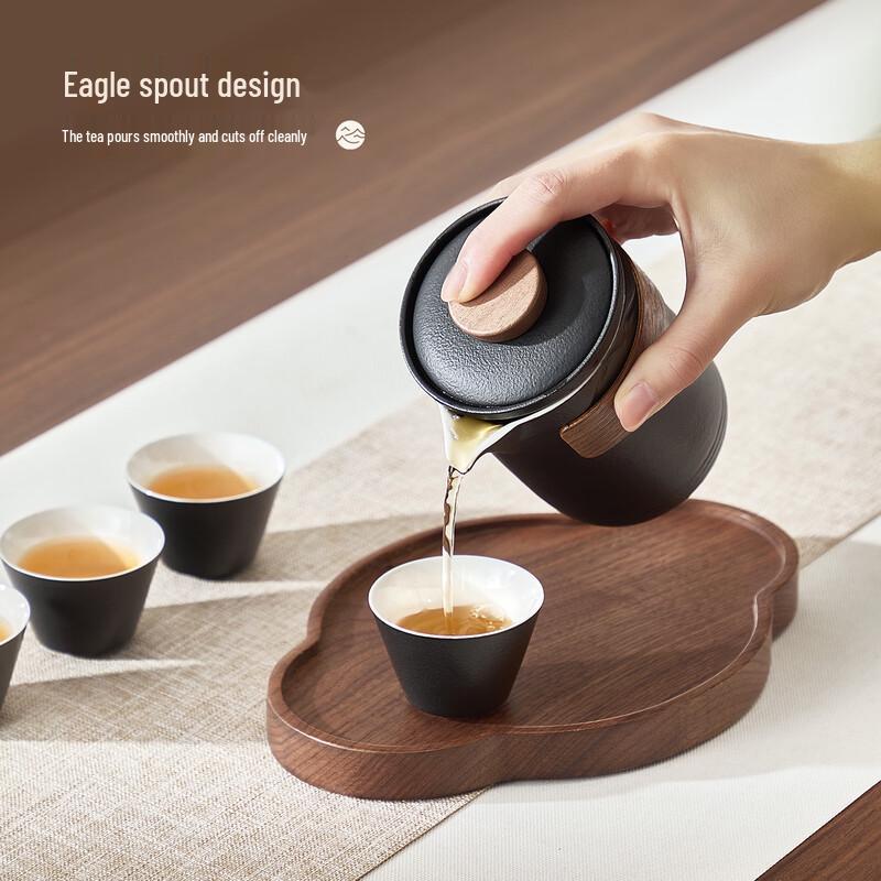 Portable Ceramic Kung Fu Tea Set
