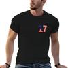Number 17 with USA Flag On the Background T-Shirt Oversize T-shirts Unisex New Edition Unisex Graphic T Shirts
