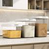 Large Capacity Rice Grain Storage Box Moisture-proof Cereal Container Fresh-keeping Sealed Cans