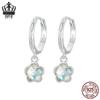 Avle Small Fresh Flower Earrings, S925 Sterling Silver with Platinum Plating, All-Match Earrings for Women