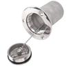 50mm 2in Boat Fuel Deck Filler Polished 316 Stainless Steel Deck Fill Filler for Yachts Speedboats RVs
