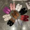 2025 New Solid Color Furry Females Feetwear Women Winter Cotton Shoes Plush Warm Snow Boots Ladies Casual Flat Short Boots 4-12