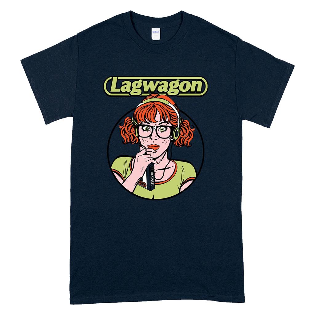 Fashion Hip Hop Unisexs Tshirt Lagwagon Band Cotton Black Print Overszied Short Sleeves Unisex Women Unisex Tee Unisexs Clothing