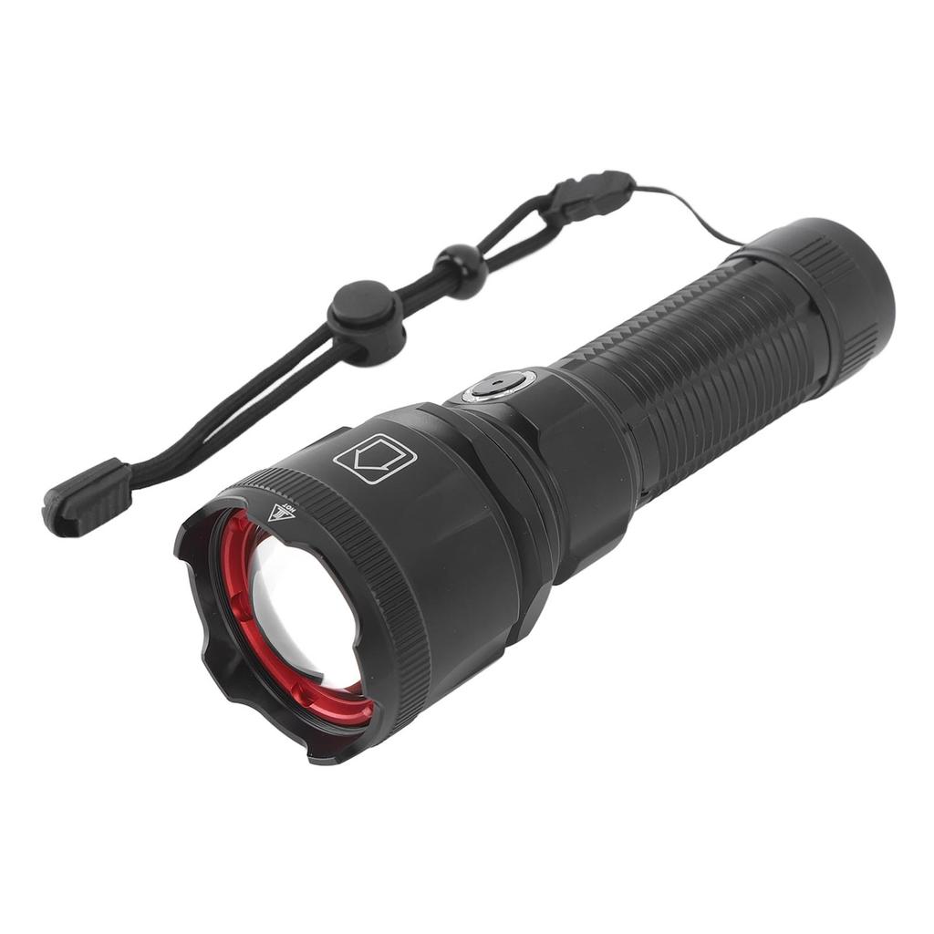 30W Zoomovací svítilny LED kovový spínač Super jasná svítilna pro cyklistiku, turistiku, kempování