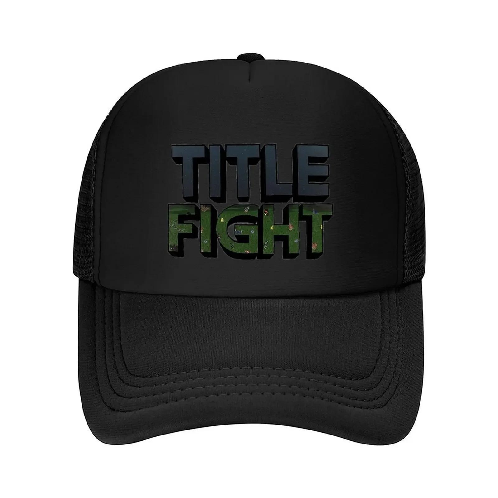Title Fight Floral Green Baseball Cap Hood Rave Wild Ball Hat Golf Wear Unisex Golf Wear Womens