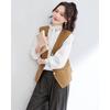 TERRE BLEUE Women's Short Suit Vest