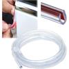 Car Door Edge Guards Clear, 16Ft Rubber Seal Protector U Shape Edge Trim Car Door Edge Protection Fit For Most Car
