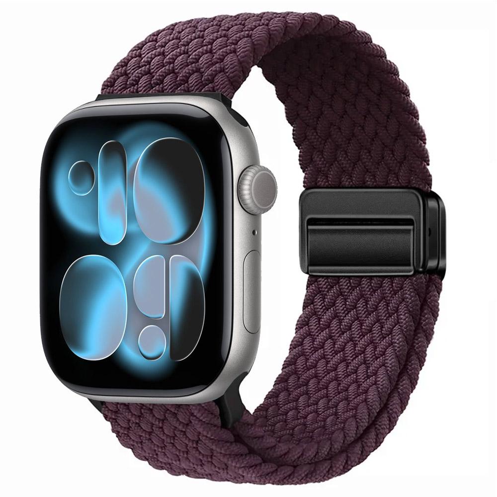 Nylon Strap for Apple Watch 11 10 46mm 42mm/Ultra 3 2 1 49mm Magnetic buckle Wristband iWatch 9 8 7 6 5 4 SE 45mm 44mm 41mm 40mm