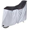 Kawasumi Seisakusyo Bicycle Cycle Cover Type for Assisted LL (Zipper Bicycles) KW-389AS/BK, Size, Black/Silver
