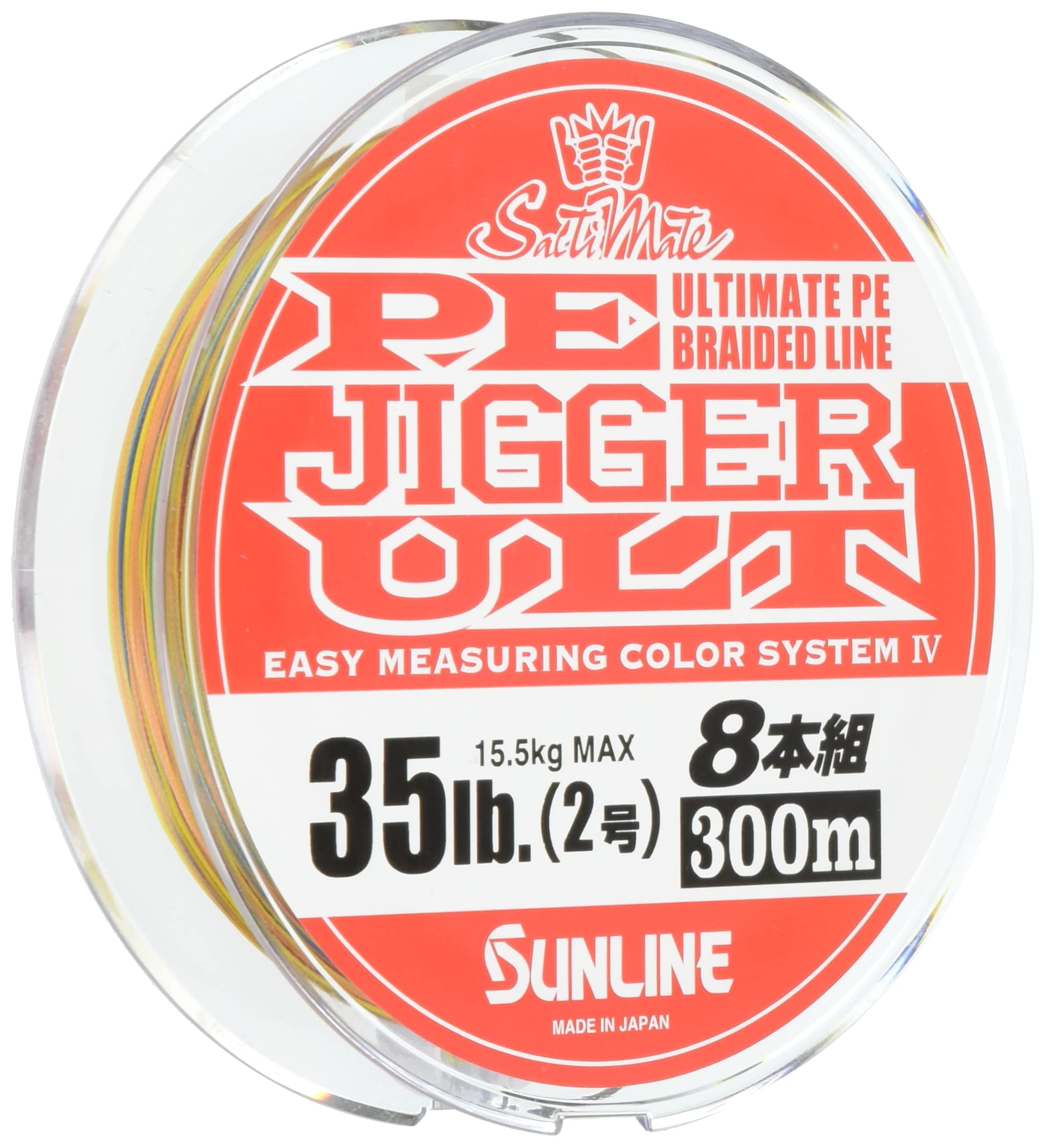 

SUNLINE PE Line Salt Mate Jigger ULT, набор из 8 предметов, 300 м 2 35 фунтов №.
