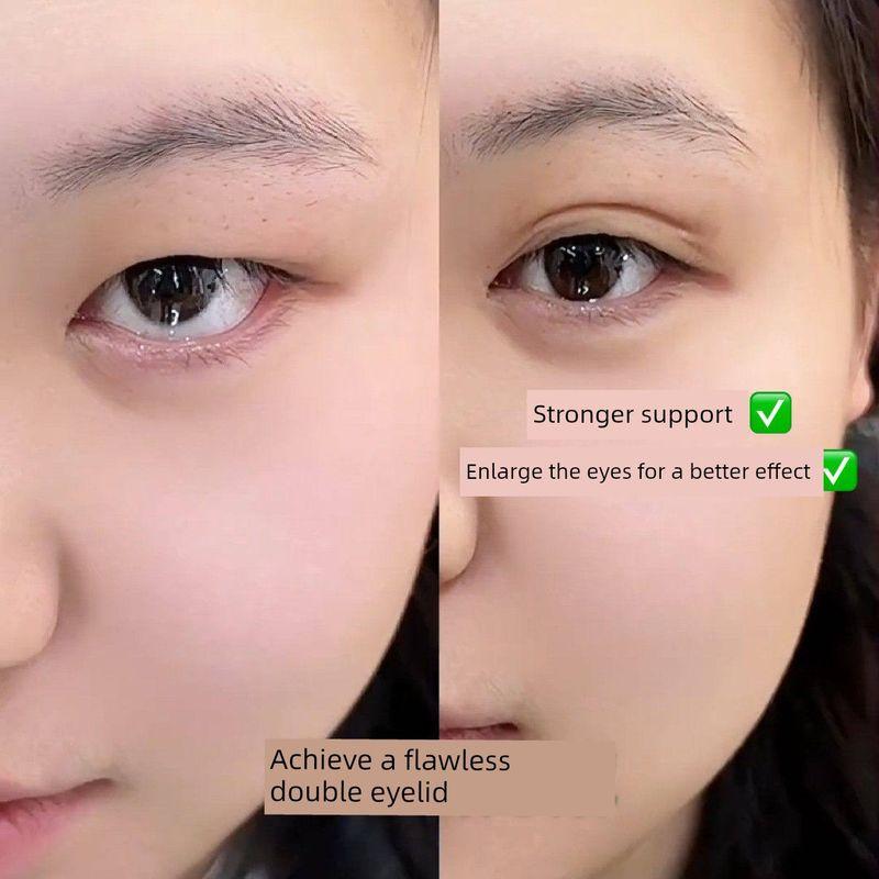 There's a Solution for Droopy Eyelids! Strong Support Double Eyelid Tape, Invisible and Natural Shaping, Traceless Eyelid Relaxation Tape