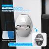 For Skoda 4PCS Car Door Lock Cover Stainless Steel Protection Accessories Rapid Octavia Derivative Enyaq-iV VisionS Yeti Scala