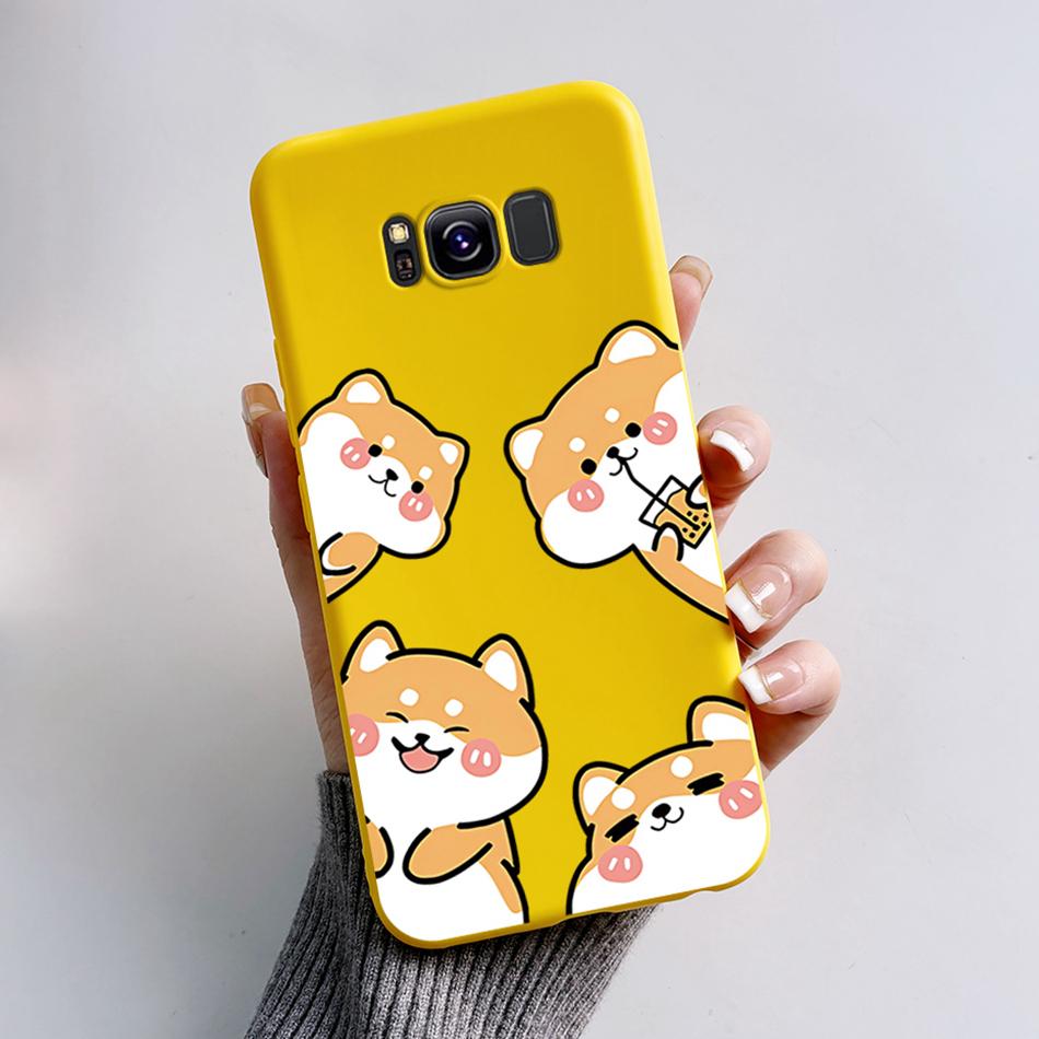 For Samsung Galaxy S8 Plus Case Galaxy S8 Shockproof Back Phone Cases For Samsung S8 GalaxyS8 Plus Cartoon Silicone Cover Bumper