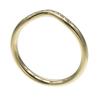 TIFFANY&Co. Gebogener Bandring K18 Gelbgold/9P Diamant #6.0(US-Grösse) 2,53g Damen Gebraucht