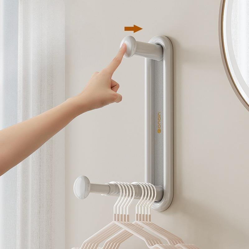 Hanger Storage Wonder, No Need for Drilling, Household Wall-mounted Retractable Storage Rack, Wall-mounted Hanger Storage Rack