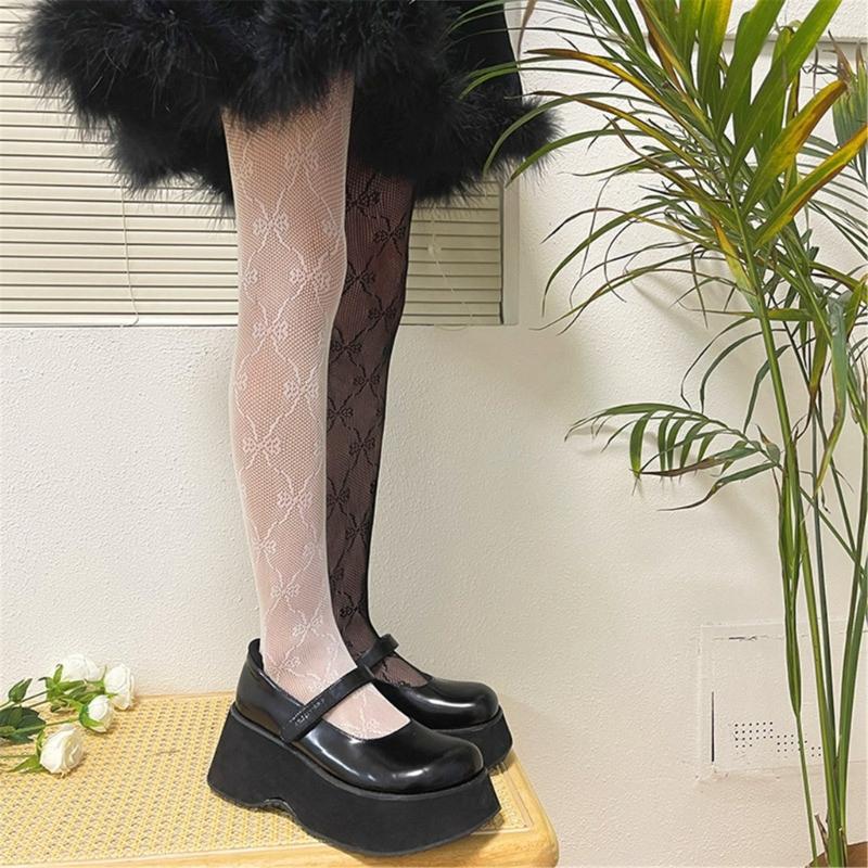 Patterned Fishnet Stockings Leggings,Highs Waist Tights Stockings for Women,Fishnets Thigh Highs Stockings Pantyhose