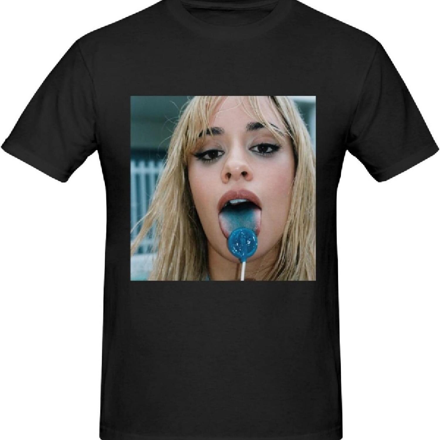 

Камила Мьюзик Кабелло Футболка Мужская Персонализированная Хлопковая Футболка с Коротким Рукавом Узорчатая Дышащая С Круглым Вырезом Топ Футболка Черная XXXXXL чёрный