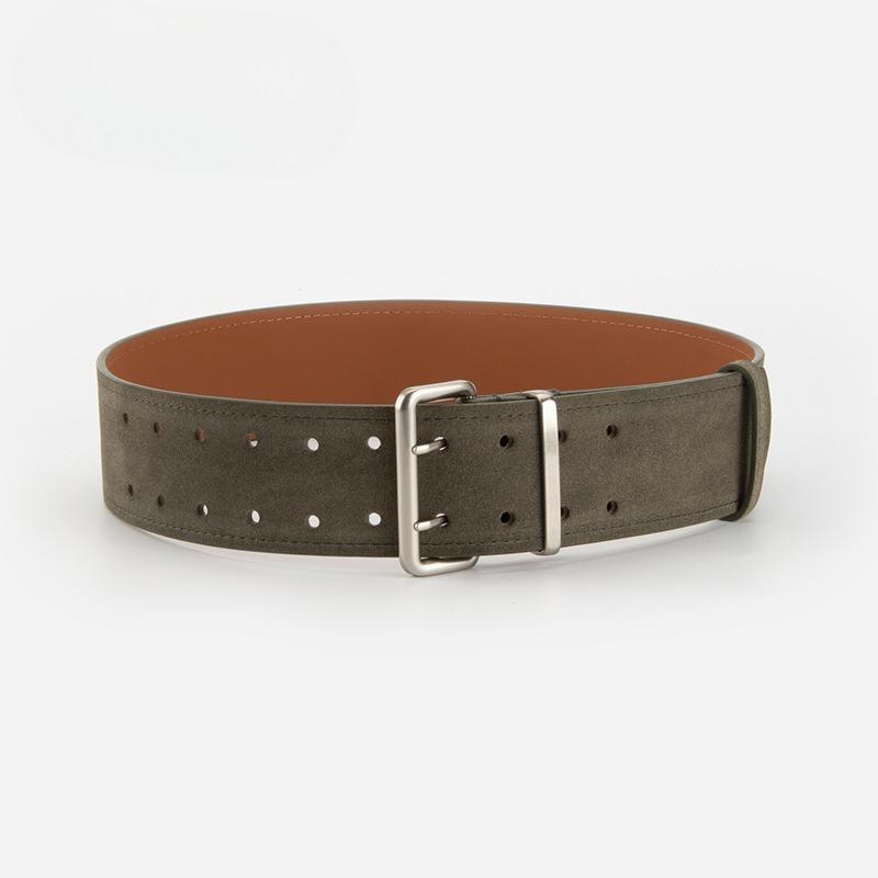 

Матовый Ретро Вельвет Ретро Женский Ремень Корейский Стиль Мода Пряжка-Пин Универсальный Джинсовый Ремень из Натуральной Кожи для Женщин 105cm