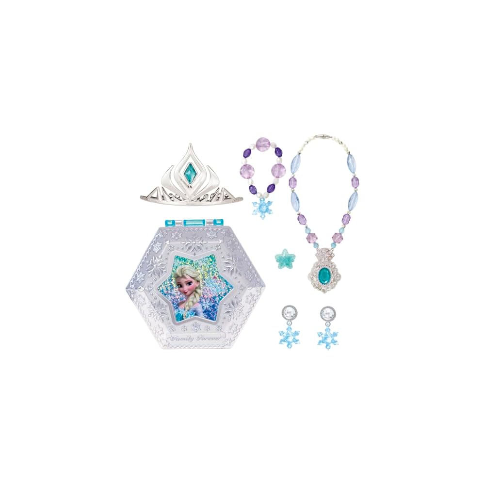 Maruka Frozen Costume Jewelry Box Toy Playset Accessories for Kids Age 3 and Up