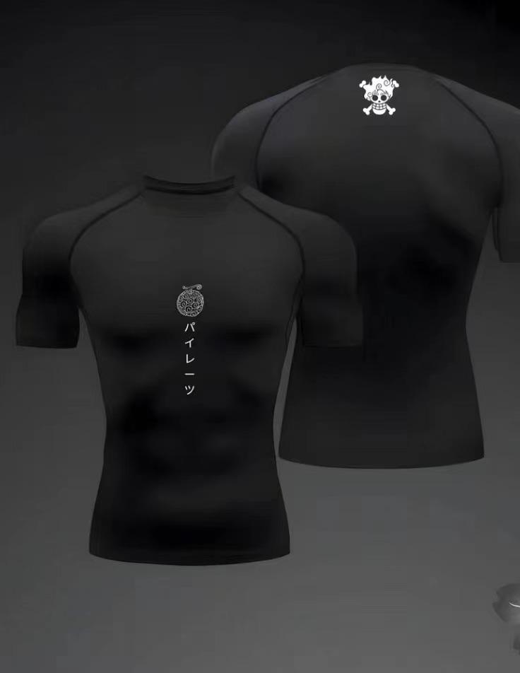 2024PRO Men's Fitness Quick-Dry Bodybuilding T-Shirt - Breathable, Tight Abdomen Shaping, Short Sleeve.