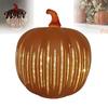 Entrance Passage Lantern Halloween Pumpkin Light Battery Operated LED Glass Decor for Fall Autumn Thanksgiving Table Centerpiece