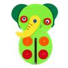 Cute Animal Flower Zipper Button DIY Non-Woven Boards Children Teaching Toy