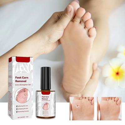 Hühneraugen-Entferner für die Füße, extra starkes Gel, flüssiger Hühneraugen- und Hornhautentferner, Hühneraugen-Entferner-Gel für die Füße, Hühneraugen-Entferner für die Zehen, extra stark, 10 ml