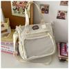 New Y2k Cute Anime Ita Bag JK Two-dimensional Crossbody Bag Lolita Girl Transparent Shoulder Bag Otaku DIY Comic Display Handbag