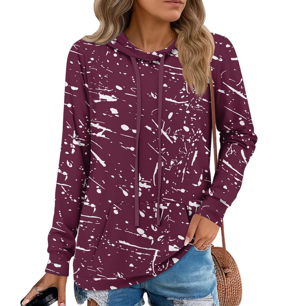 Womens Pullover Hoodies Teen Girls Fashion Hooded Sweatshirt Womans Fall Tunic Top