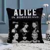 Hot TV Alice In Borderland Pillow Cover for Bedroom Room and Living Room Sofa Decorative Cushion Cover