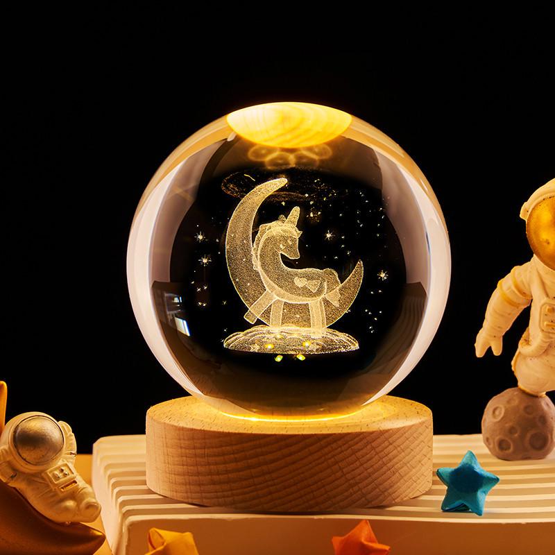 Graduation Crystal Ball Night Light - Creative DIY Souvenir Gift for Classmates