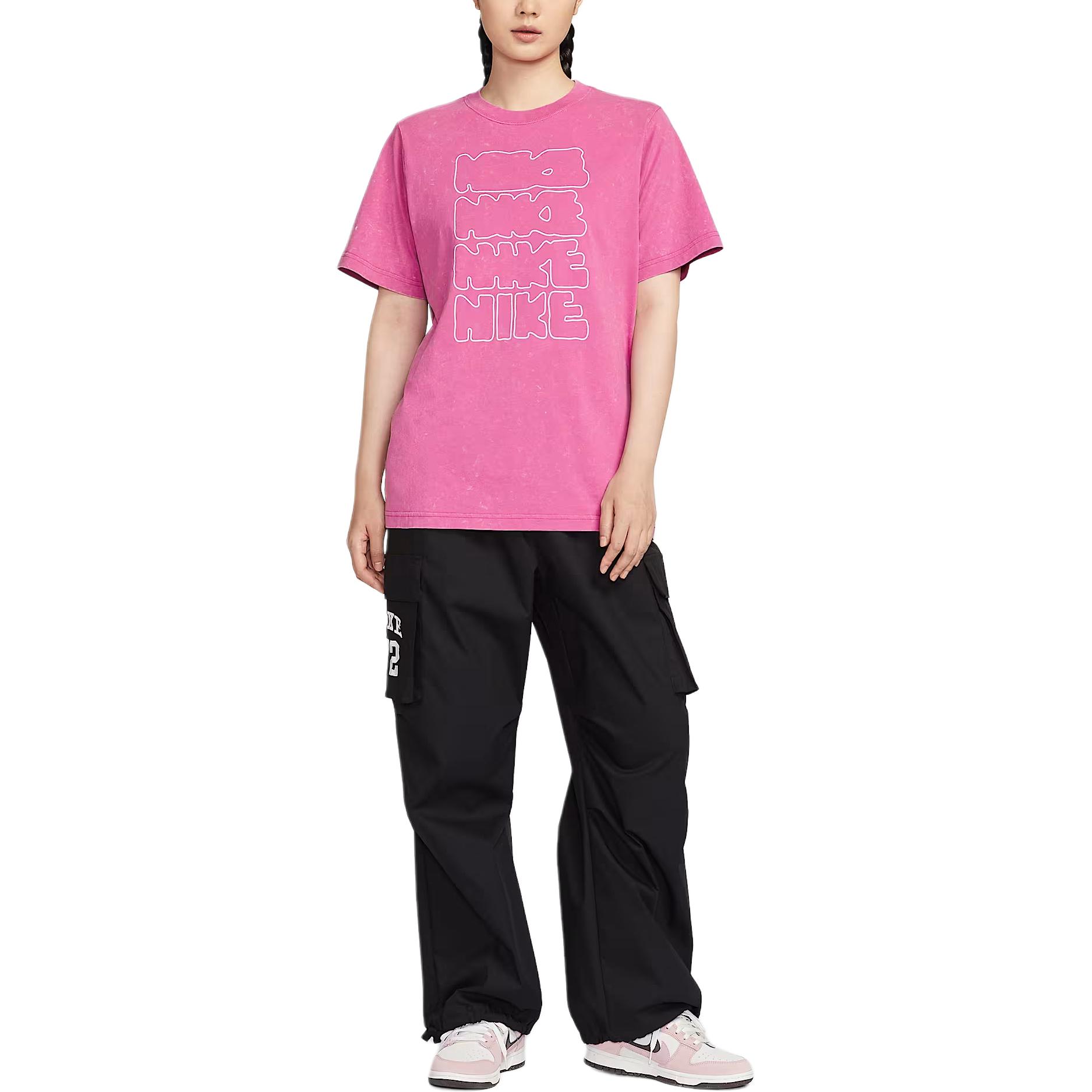 

Nike Спортивная одежда Essential Fashion Универсальная футболка с коротким рукавом свободного кроя Женские топы II0453637 XL