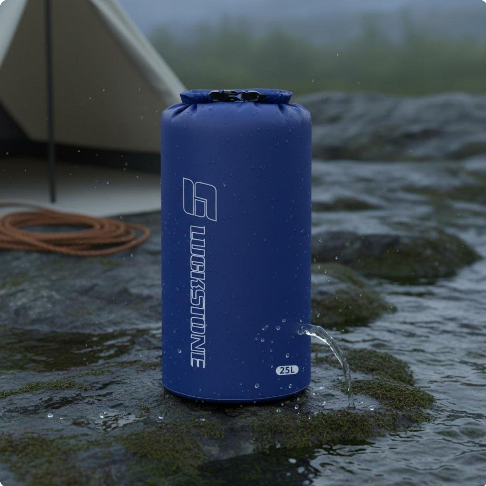 Outdoor Waterproof Cylindrical Bag Portable Folddown RollTop TearResistant