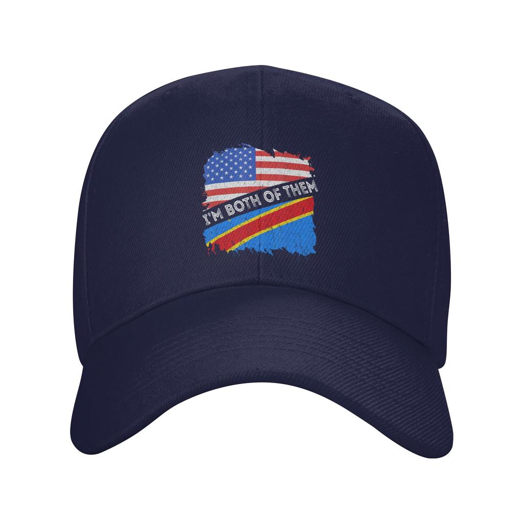 Republic Of Congo Congolese Flag Cap For Unisex Women Cool Baseball Cap Snapback Hat Casual Headewear Adjustable Fit