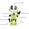 Talking Robot for 3 4 5 6 7 8-Year-Old Kids, That Repeats What You Say(Green)
