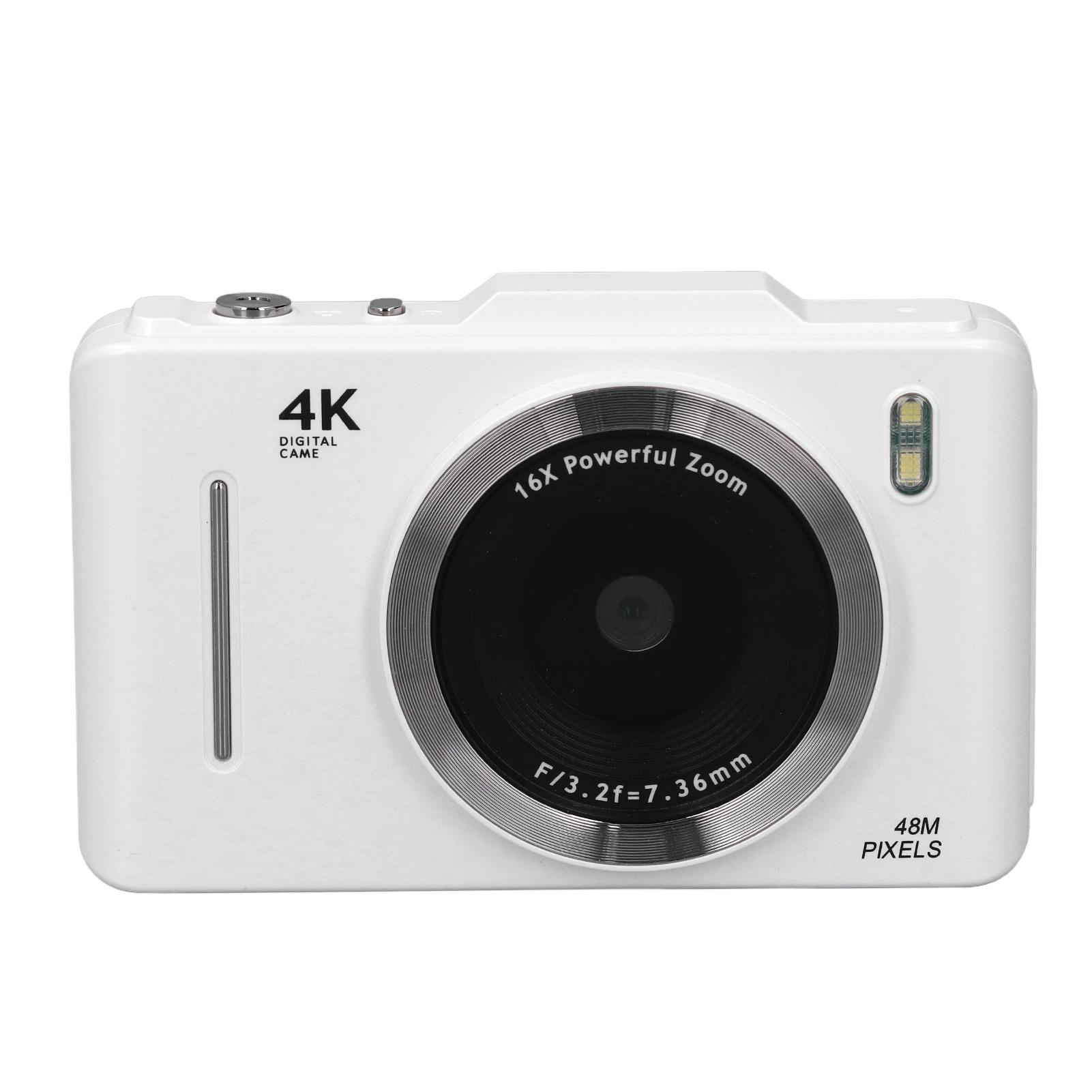 

Digital Camera 16X Digital Zoom Autofocus 48MP 4K Video Recording Anti Shake Vintage Digital Camera 32G